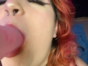 Close Up Emo Girl Blowjob and Fuck POV