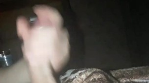 Bonus video this week. Horny femboy jerks off his white cock for you late at night