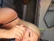 Hotwife Lexi Love Meet Semi Pro Football Player in a hotel for a blowjob and sex 14/16
