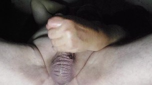 ass and dick play closeup with cumshot