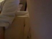 Real Ramadan prayer time in the background while nude video call 8/16