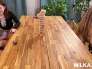 Two BUSTY teens sucking BIG COCKS 4/16