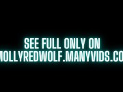 MollyRedWolf is testing you. Try not to cum. TittyFuck, Femdom, Handjob, Creampie 16/16