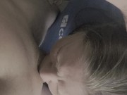 Got lucky St. Patrick's Day blowjob from my wife 8/16