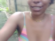 AMATEUR EBONY NEARLY PEE SELF OUTDOOR ASMR 3/16