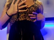 She came to Dance and ended up with Cum on her Tits 3/16