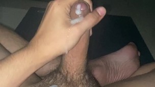 Uncut Latino Jerking Off After Doing Some Yoga