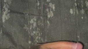 Latino Jerking Off His Uncut Dick and Edging