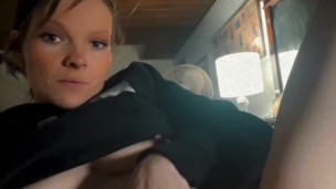 TINY BABE plays with PERFECT PINK PUSSY