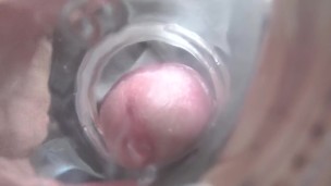 射精の瞬間を至近距離から楽しむための動画です。