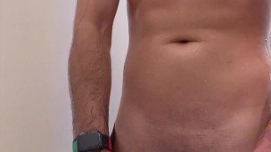 Self pee with underwear