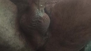 Gozo farto com massagem na próstata