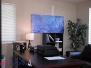 Whitney OC wants to fuck coworker in her office after seeing his big cock 1/16