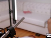 Slender Hottie Maya Woulfe Pounded BTS 12/16