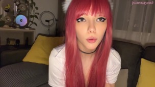 Redhead alt girl smoking for you (full vid on my 0nlyfans/ManyVids)