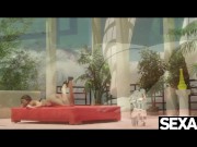 These two beauties lick each other's pussy to intense orgasms 2/16