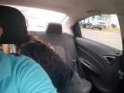 I kiss with a stranger in the back seat of the Uber and she takes off my shirt and caresses me 5/16