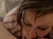 Bbw milf deepthroat thick young cock 1/16