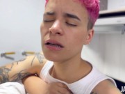 ESTOY CALIENTE! chupame los pezones primero y luego terminas de lavar 11/16