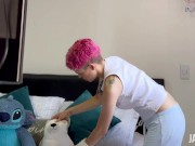 ESTOY CALIENTE! chupame los pezones primero y luego terminas de lavar 2/16