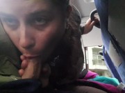 Voyeur seduces Milf to Suck&Jerk his Dick in Bus 10/16
