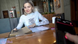 Remote Controlled Vibrator In Crowded Cafe - Letty Black