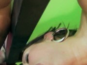 fingering her partner as another one sucks on my huge dick 16/16