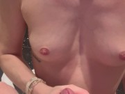 he asks me for a quiet handjob because he is a fan of manojob 14/16