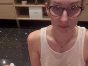 he asks me for a quiet handjob because he is a fan of manojob 4/16