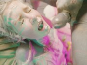 I enjoy anal hardcore rough sex give blowjob and masturbation with my big toys - tattooed woman 1/16