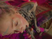 I enjoy anal hardcore rough sex give blowjob and masturbation with my big toys - tattooed woman 8/16