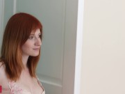 Slim4K - Redhead teen rides big rod 1/16