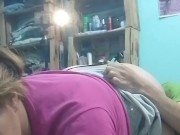 Le chupo el culo a mi novia