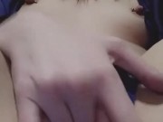 finger fucking her tight pussy until creamy ending 🤤