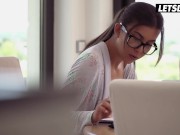 Skinny BFFs Anya Krey & Megane Lopez Indulge In Romantic Lesbian Sex - A GIRL KNOWS 2/16