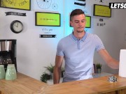 Sexy Babe Claudia Bavel Seduced & Fucked By Horny Receptionist - LETSDOEIT 1/16