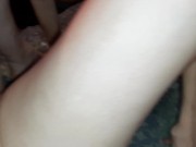 My girlfriend takes turns licking my pussy and our neighbor's pussy - IkaSmokS