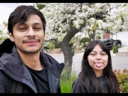 Amateur Couple Ends Hike with Blowjob and Facial 1/16