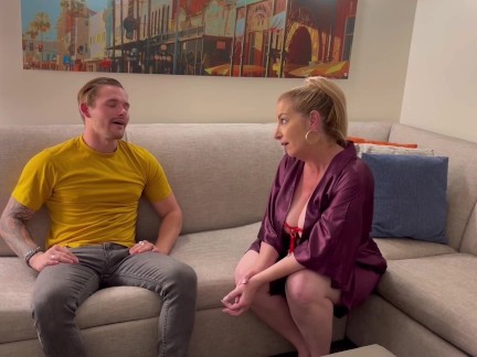 Stepson Alex Envy Comes Find His Stepmom Danni Jones To Get Her To Come Home Any Way He Can