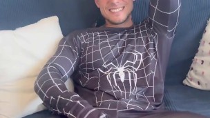 BoyGym Spiderman Cosplay Talking Dirty
