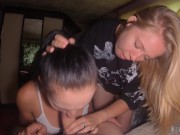 Kinky Couple Used Their Friend / Face and Throat Fuck / Massive Facial 6/16