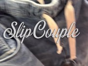 Risky fuck in a clothing store - public and naughty