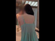ミント色のセクシーランジェリーでのおしっこ - Screenshot 13 of 16 - 美女