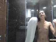 Amateur Asian spinner is my personal cum dumpster 8/16