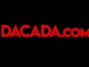 German MILF DaCada and her girlfriend take turns with a lucky stud 1/16