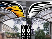 VIRTUAL PORN - Petite Britt Blair Pleasures Duncan's Cock By The Pool Until He Explodes His Load 16/16