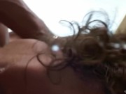 April gladly offered her boyfriend either her pussy wet from excitement or her bottomless warm ass 12/16