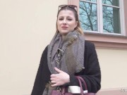 GERMAN SCOUT - Deutsches TikTok Teen Mia Minou das erste Mal beim Porno Casting Dreh 1/16