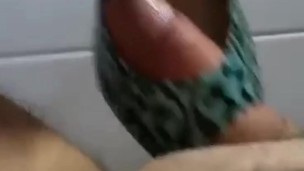 Assfucked with Dildo and then fucked a Peeptoe Heel and cummed on