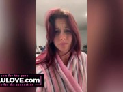 Big boobs babe gives behind porn scenes peek of daily life of doing customs & hobbies & how she spends her day - Lelu Love 11/16